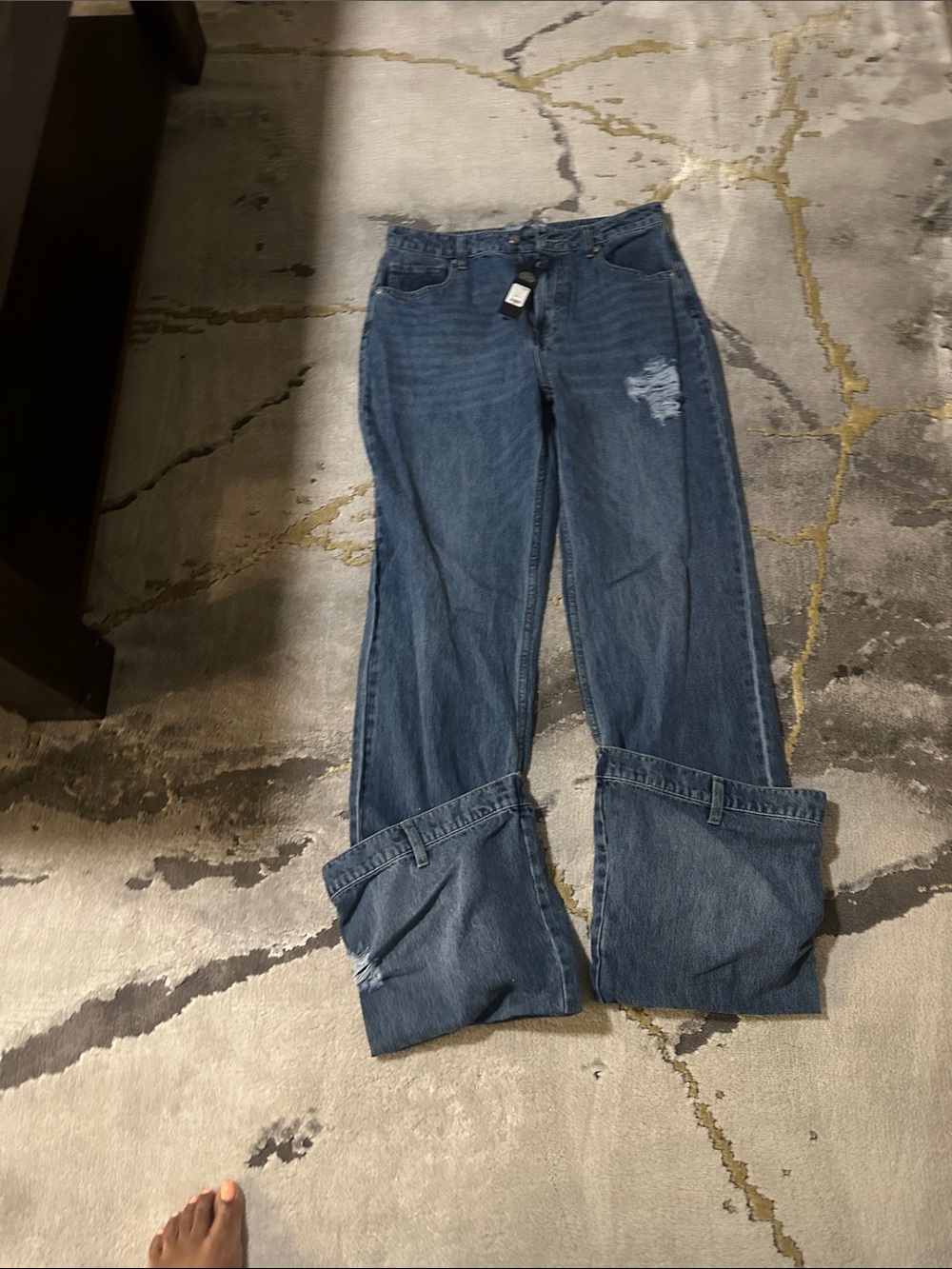 New big cuff jeans